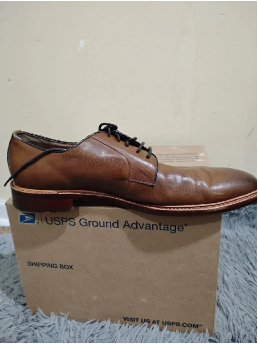 Gordon Rush Hester Men Size 13 Brown Leather Lace Up Low Top Oxford Formal